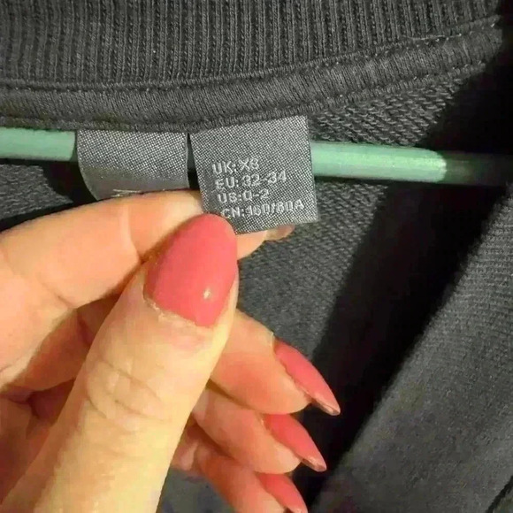 SWEATY BETTY CORA Grey Organic Cotton SWEATSHIRT Cardigan X-Small - Picture 7 of 15